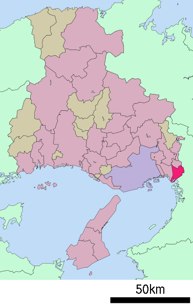 尼崎市　位置図
