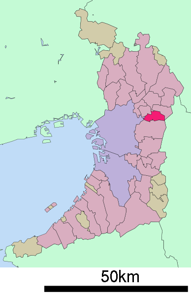 大東市 位置図