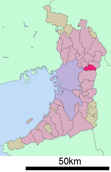 大東市　位置図