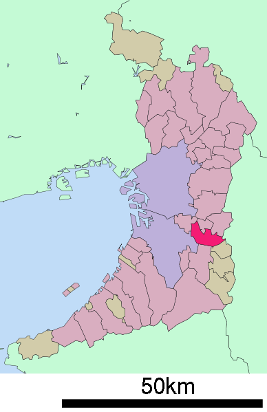 羽曳野市　位置図