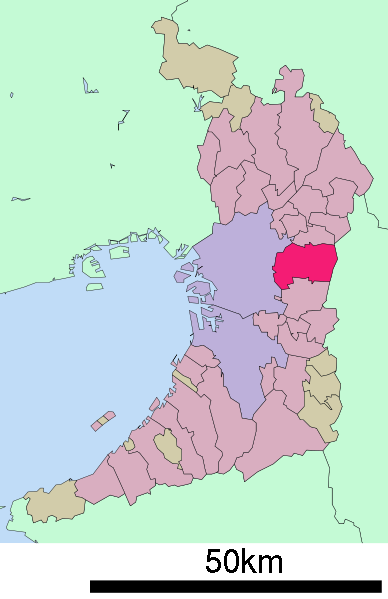 東大阪市　位置図