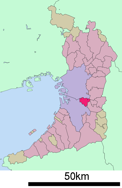 松原市　位置図