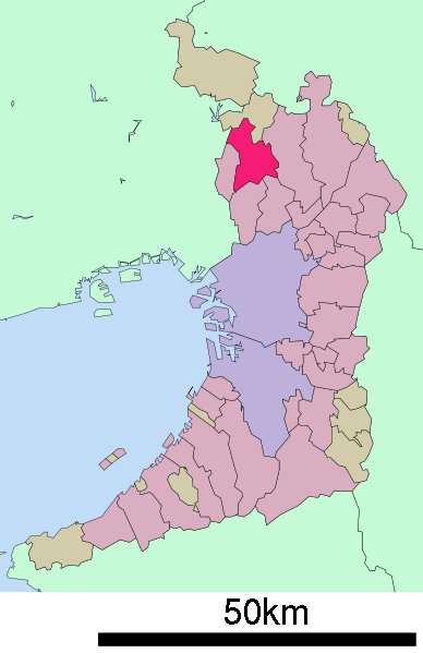 箕面市 位置図