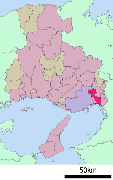 西宮市　位置図