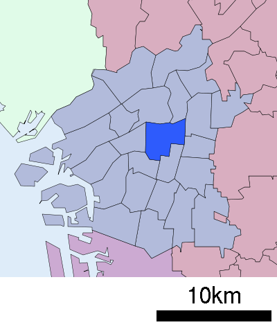 大阪市中央区　位置図