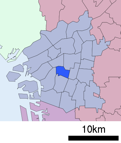 大阪市浪速区 位置図