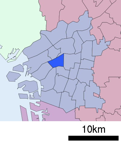 大阪市西区　位置図