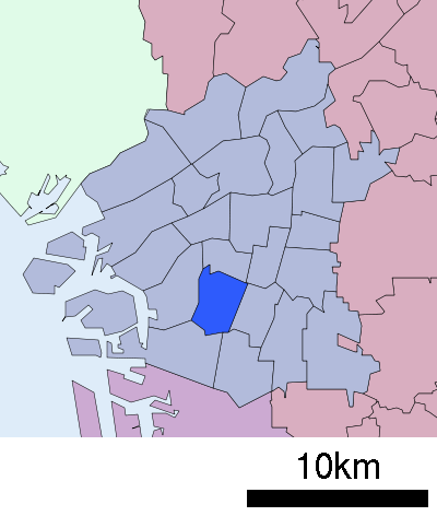 大阪市西成区 位置図