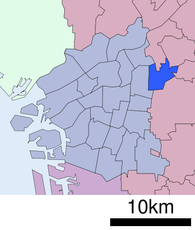大阪市鶴見区　位置図