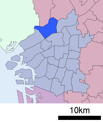 大阪市　位置図