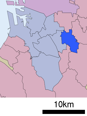 堺市美原区　位置図