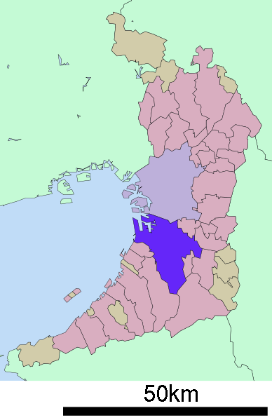堺市　位置図