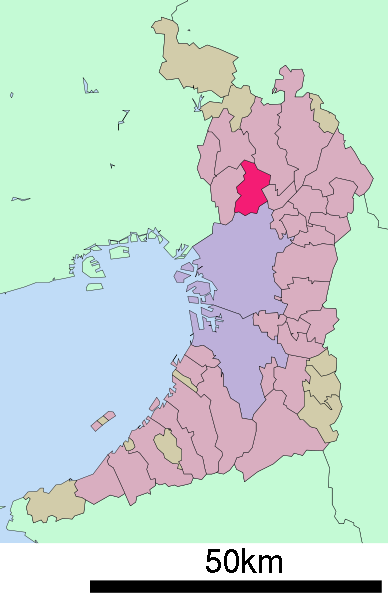 吹田市　位置図